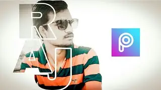 Picsart Typography Effect । Text Masking Effect | Typography Illustrator Tutorial| text editing 2021