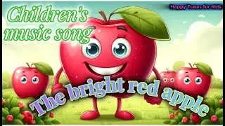 🎵 Children's music song | The bright red apple 🎵