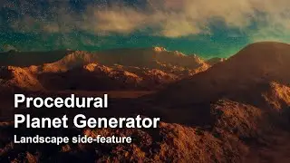 Creating landscapes with the Procedural Planet Generator - side-feature Tutorial