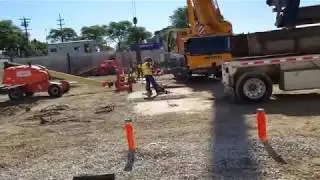 Burlington Station -  Steel Erection