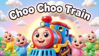 Choo Choo Train 🚂 | Fun Train Song for Kids | Nursery Rhyme | @Lullidoo