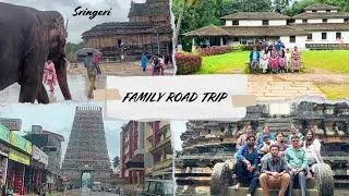 FAMILY ROAD TRIP VLOG | Short Road Trip to Sringeri | Drizzle, Devotion & Family Moments | VLOG 71