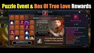 Black Desert Mobile Puzzle Even & Box of True Love Rewards