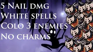 Hollow Knight - The collector: Ascended (half damage) Old nail White spells Charmless