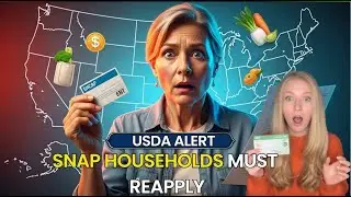 ПРЕДУПРЕЖДЕНИЕ USDA: ВСЕМ домохозяйствам, получающим талоны на продукты питания, необходимо подат...