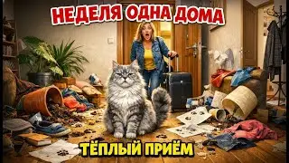 Она вернулась домой через 7 дней. Кошка устроила ей 