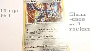 Pokemon TCG showcase I review Dialga Holo rare Vivid Voltage 121/185