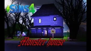 The Sims 4: строительство Дом - монстр из мультфильма