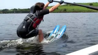 Water skiing fail