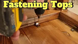 3 Methods for Fastening Bench/Table Tops