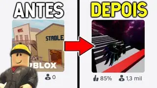 COMO PERSONALIZAR SEU JOGO NO ROBLOX PELO CELULAR!!! - Studio Lite