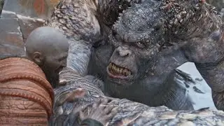[God of War] | Kratos vs Ogre Full Sub-Boss Fight Gameplay & Cinematic Scene Max Settings HD