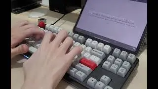 Thocky Mechanical Keyboard (Momoka Frog Switches)