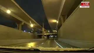 Our RoadCam seeing multiple vehicles spinning out on the ice