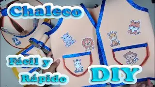 DIY Como Hacer un Chaleco de Guía explorador de Fomy Fácil y Rápido/MANUALIDADES