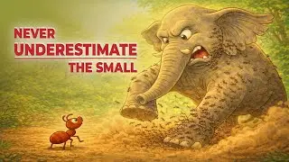 A Small Ant, A Big Lesson 🐜🐘 | The Elephant and the Ant | Moral Story