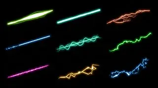 Glowing Energy Beam Effect Overlay for Premiere Pro