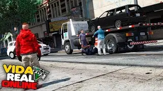 GTA V : VIDA REAL : AGORA FERRO,  FUI PARADO PELA POLICIA ! #483