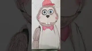 Barry the beaver from Barry's night (my own oc game)