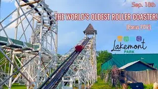 LEAP THE DIPS - The World's Oldest Roller Coaster! - Lakemont Park - Sep. 18th