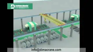20 ton Smart Overhead crane for in coil production line