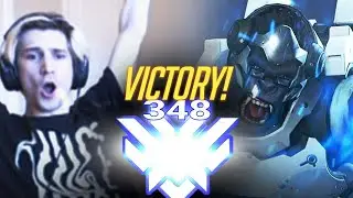 XQC Getting The TOP 500 Juice - Overwatch