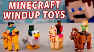 Заводные игрушки по мотивам фильма &laquo;Куриный жокей&raquo; из Minecraft.