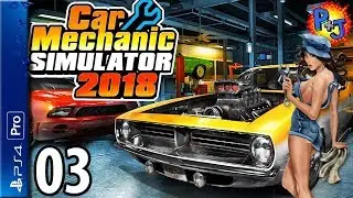 Let's Play Car Mechanic Simulator | PS4 Pro Console Gameplay Episode 3 | Expanding the Garage (P+J)