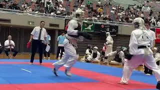2025_全日本拳法総合選手権(成人男子) 1回戦②B 清水選手vs東屋選手