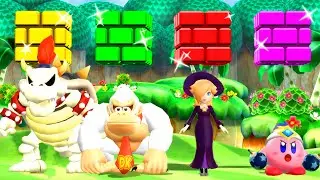 Мини-игры Mario Party 9: Хай Роллерс - Боузер против Донки Конга против Розалины против Тоада. Ма...