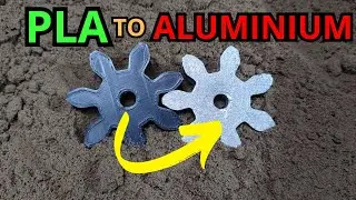 PLA to Aluminium Gear Sand Casting