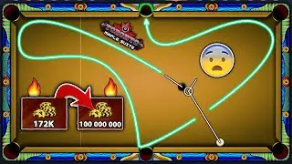 8 Ball Pool - From 172K Coins into 100M Coins - TORONTO to BERLIN - GamingWithK