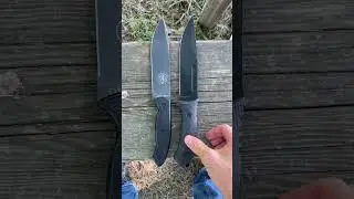 Esee CM6 против Spartan Blades Harsey Fighter #нож #ножи #на природе #esee #spartan