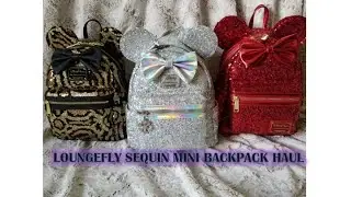 Loungefly Sequin Mini Backpack Haul