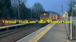 Virtual “RailCam” views from the Lea Road planters 10;15 - 16;15 20/1/2026