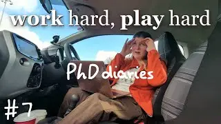 a day in my life writing my phd thesis from my car | final phd diaries, chapter #7