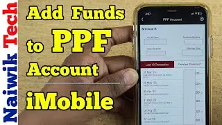 How to Add funds to PPF account in ICICI iMobile app