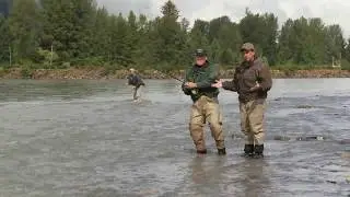 FLY FISHING the Skeena River using various Techniques