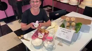 Easter Bunny Cupcake Decorating