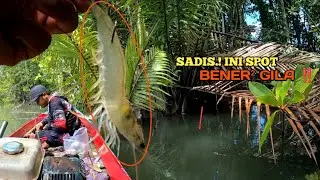 GANAS Umpan Turun Langsung Disambar Di depan Mata!! mancing kakap