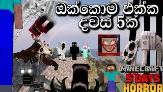 5 days with EVERYONE | Minecraft-sinhala gameplay @DRMaxWaveGaming (ep30)