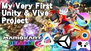 "Mario Kart-y + Rail Shooter-esque VR" Project - My very first Unity and Vive project