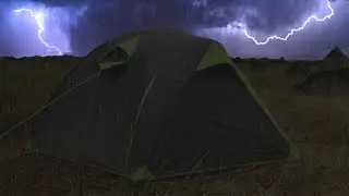 Rain Sounds for Sleeping 🌙 Rain on Tent  Deep Sleep Sound 8 Hours