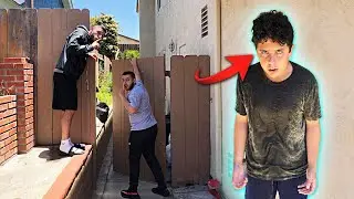 We snuck into his house & this happened... *BACKFIRE*