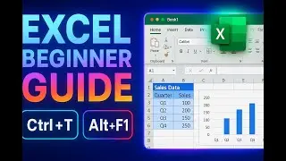 &ldquo;Excel Beginner Guide (2025) | Tables, Graphs & Time-Saving Shortcuts!&rdquo;