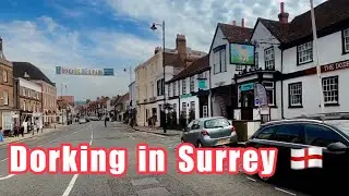 Walking in Dorking UK | Town in England 🏴󠁧󠁢󠁥󠁮󠁧󠁿
