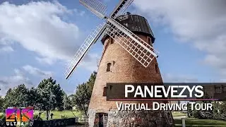 【4K 60fps】&frac12; HOUR RELAXATION FILM: 🚗 &laquo;Driving in Panevezys (Lithuania)&raquo; Ultra HD (for 2160p TV)