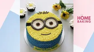Super Quick & Fun Minion Cake Recipes | Home Baking #Shorts
