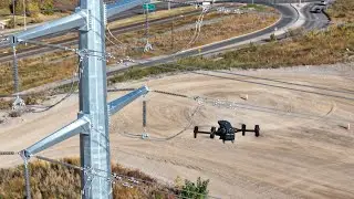 Using drones to safely inspect Calgary's electricity system