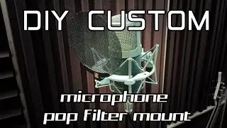 Custom Microphone Pop Filter Mount (for sE Electronics GEMINI II)